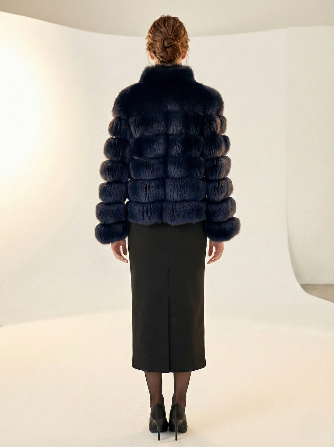 Virginia, 60 cm. - Blue Fox - Kvinner - Svart.