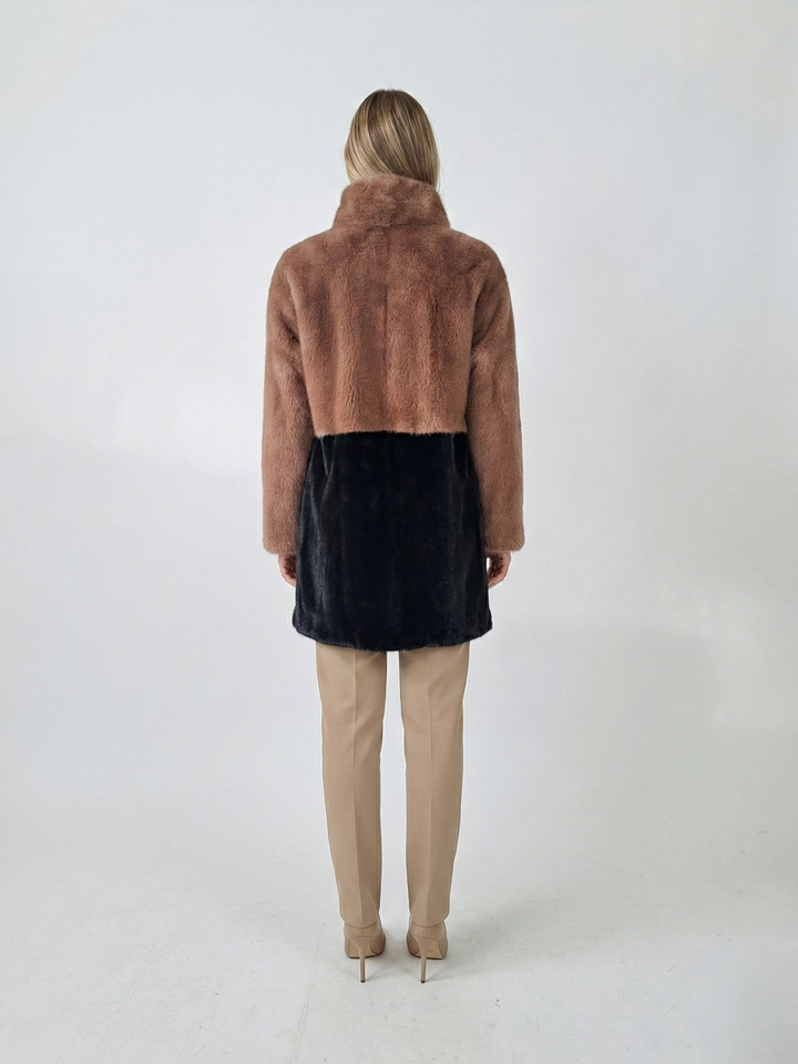 Ganaia, 85 cm. - Krave - Mink - Kvinder - Black & Dust Rose