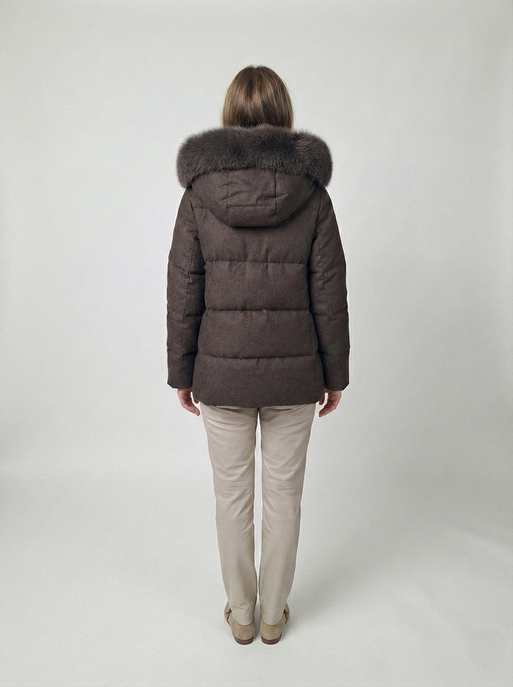 Jadaba, 65 cm. - Hood Down - Women Brown