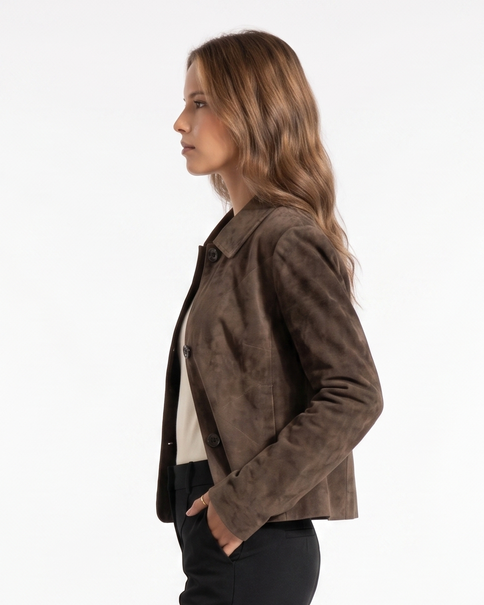 Vida, 53 cm. - Getmockaläder - Dam - Oliv
