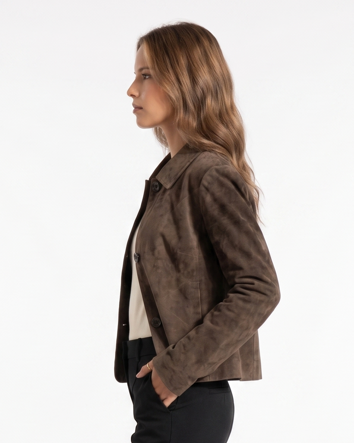 Vida, 53 cm. - Getmockaläder - Dam - Oliv