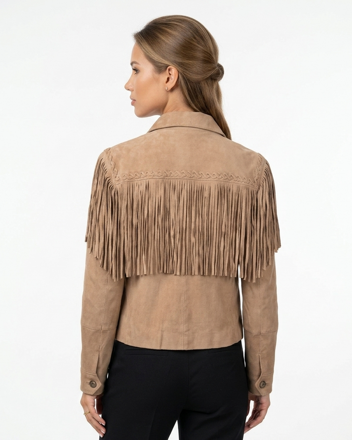 Kristall, 52 cm. - Krage - Getmocka - Dam - Taupe
