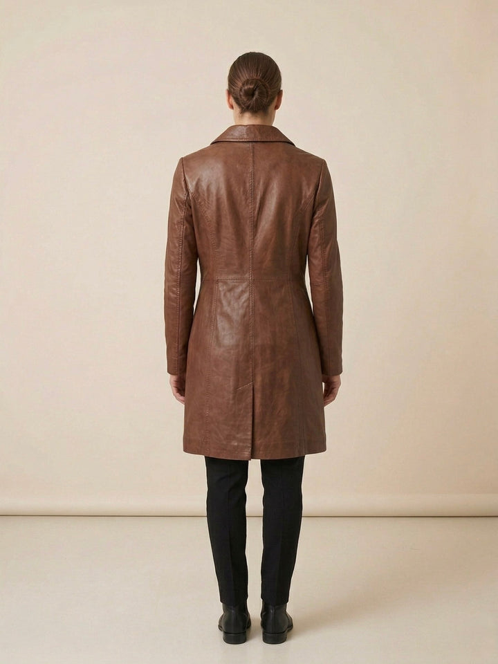 Erika – Lamm-Malli-Leder – Damen – Kupferbraun