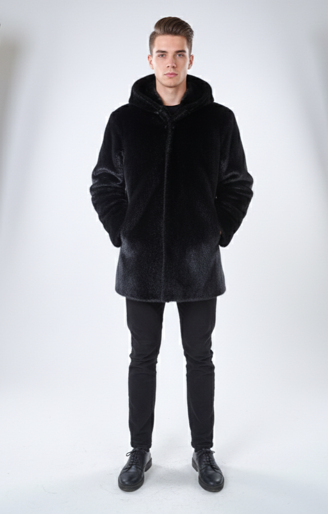 Michael, 85 cm - Ringsæl - Mand - Sort