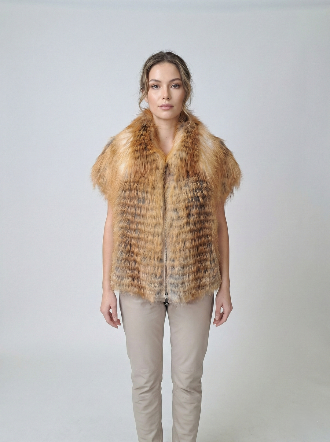 Juvigny Vest, 55 cm. - Krave - Rød ræv - Kvinder - Naturlig