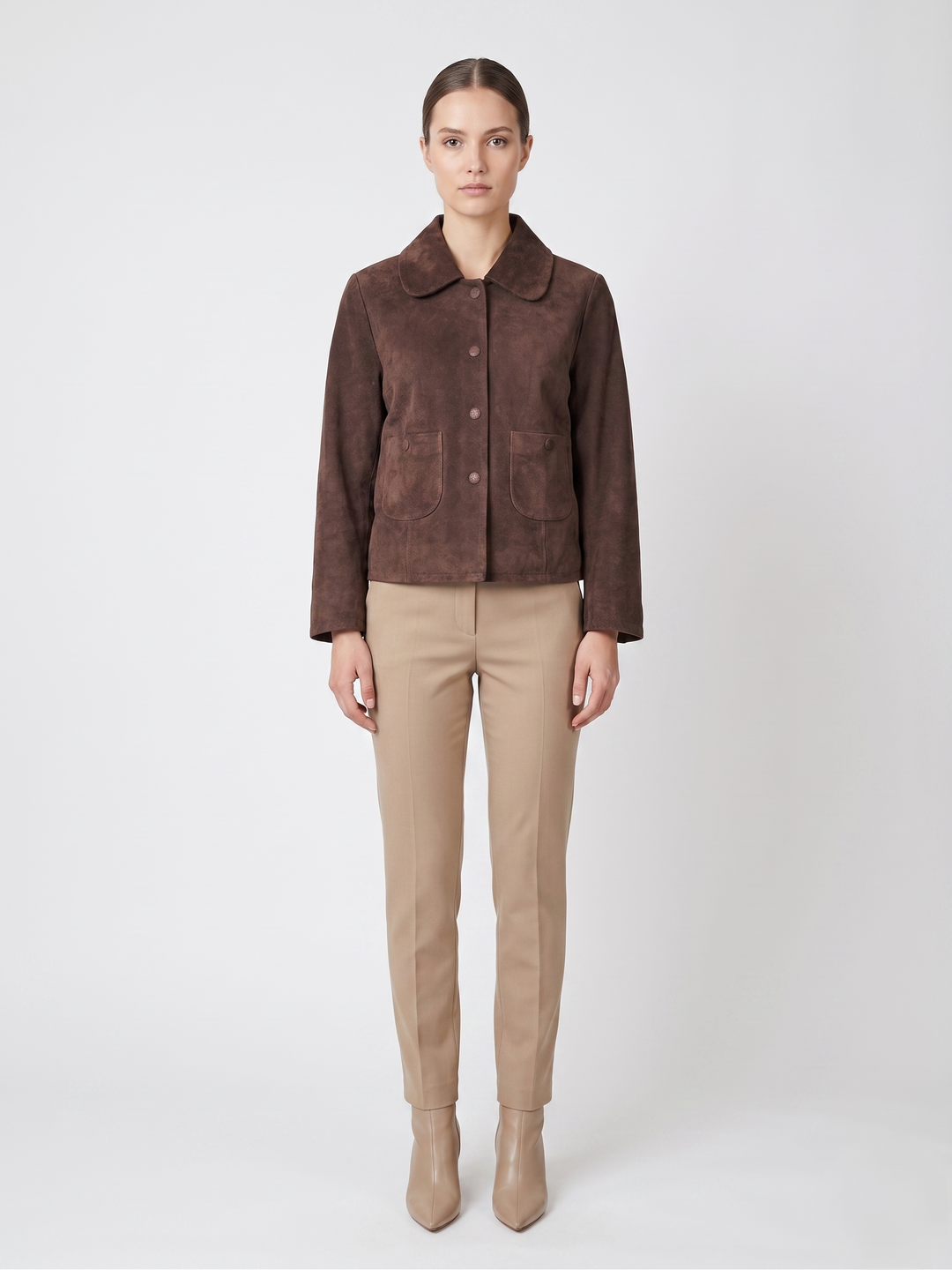 Mali, 54 cm. - Krage - Getmocka - Dam - Brun