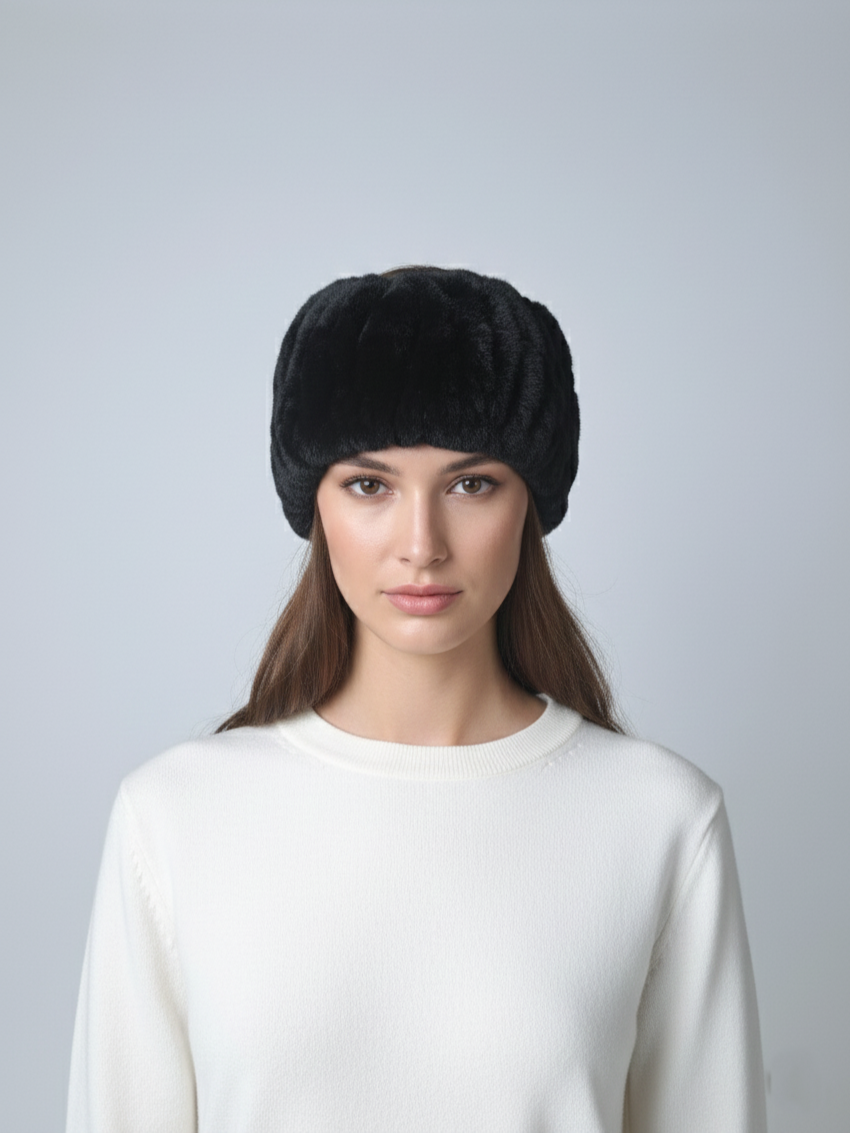 HL8T001 Stirnband – Kostenloses Stricken – Zubehör – Schwarz