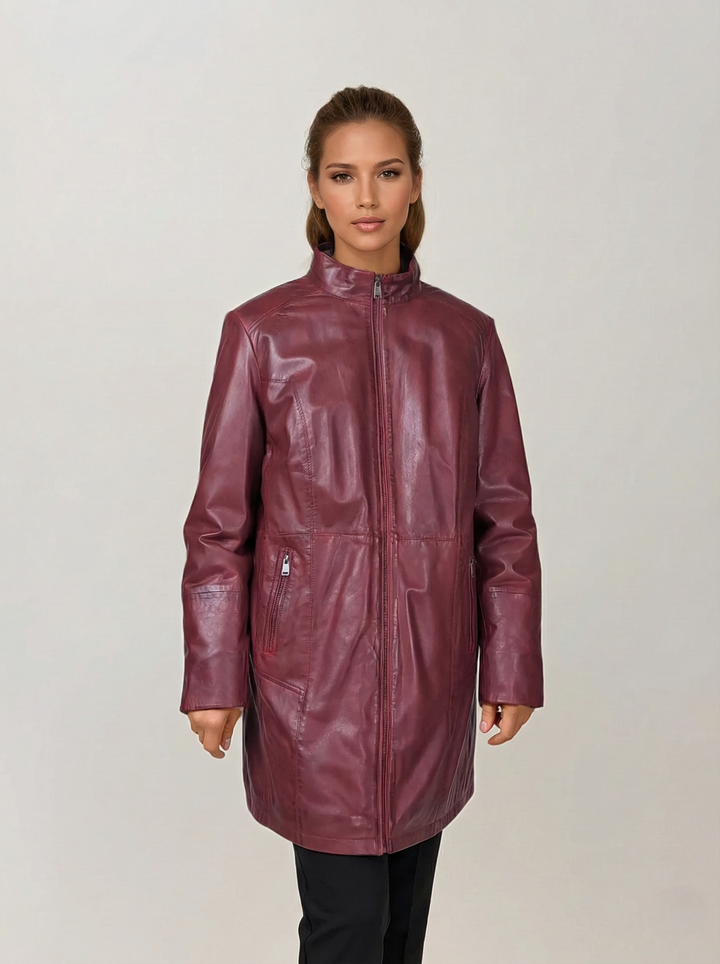 Evena - Lamm-Malli-Leder - Damen - Kupferrot