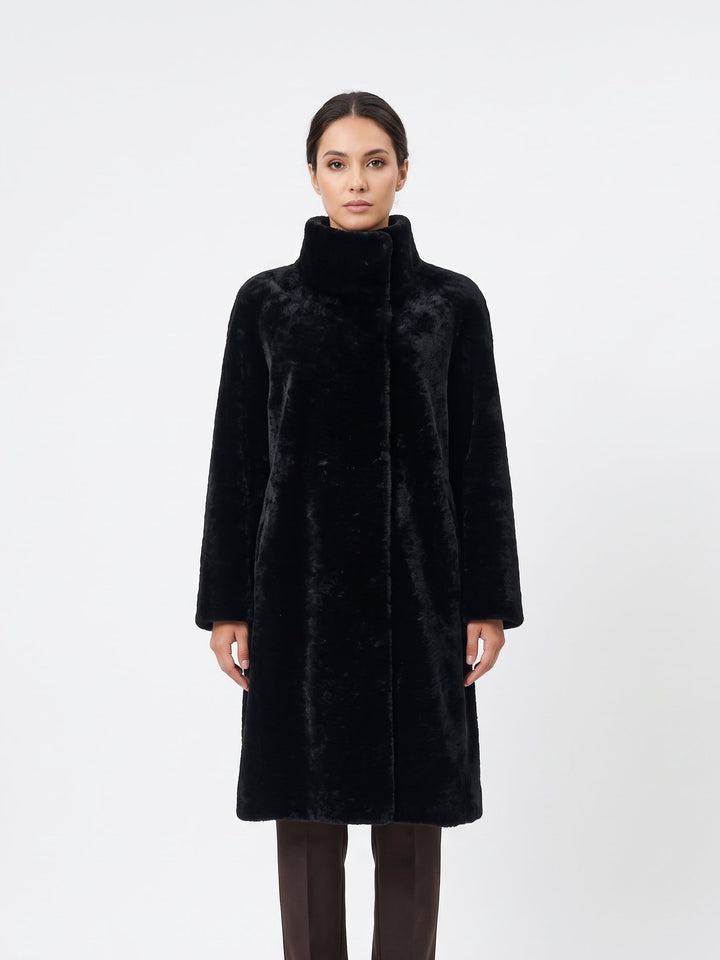 Jamie, 105 cm. - Krave - Nappa Lamb - Damer - Sort