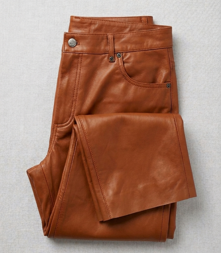 Jill Hose - Poliertes Lamm-Nappaleder -