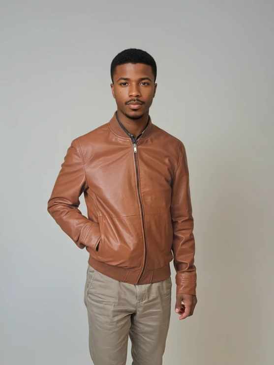 Benn - Lamb Thick Dace Leather -Women - Cognac