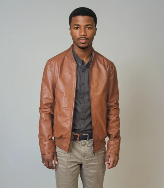 Benn - Lamb Thick Dace Leather -Women - Cognac