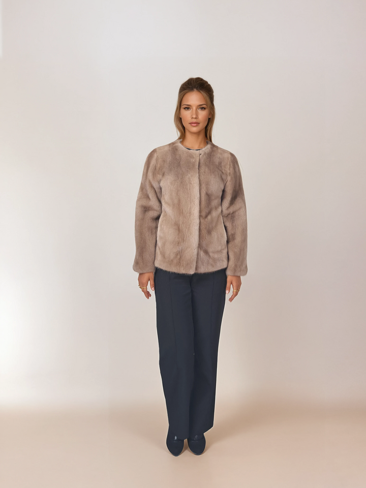 Chanel, 60 cm. - Mink - Women - Pastel