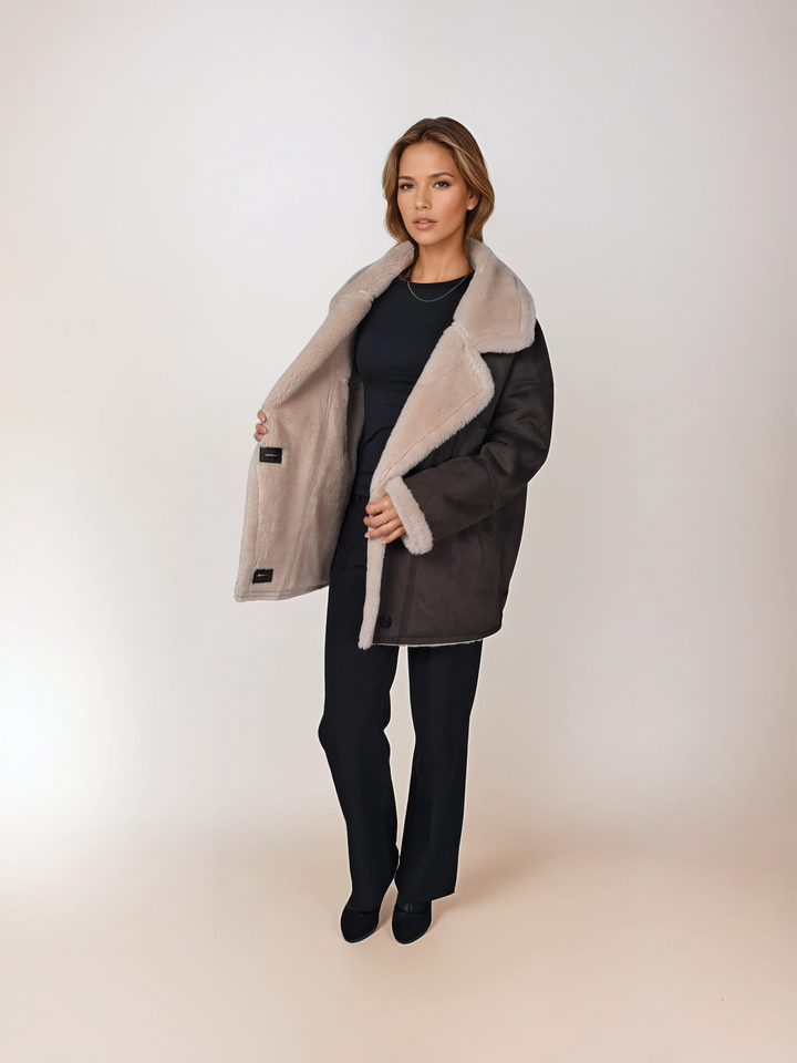 Ibi 75 cm. - Air Wool - Women - Chestnut