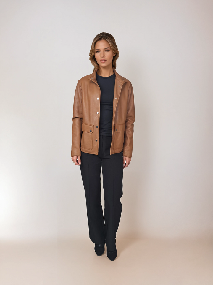 Illina, 61 cm. – Dior-Lammleder – Damen – Karamell