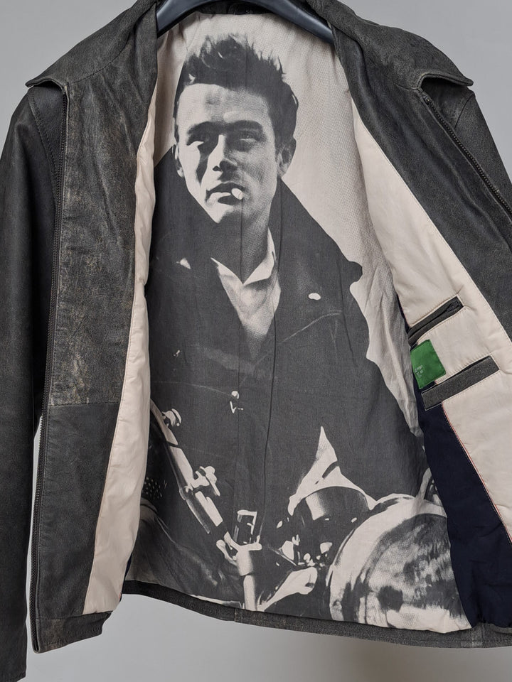 James Dean, 67 cm. - Sheep Leather - Man - Grey