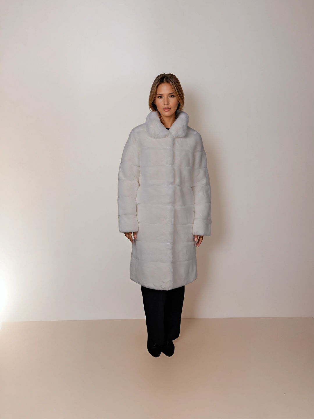 Petrovski, 100 cm. - Halsband - Rex - Damen - Weiß