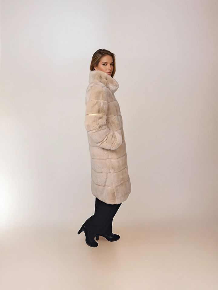 Petrovski, 100 cm. - Kragen - Rex - Damen - Creme