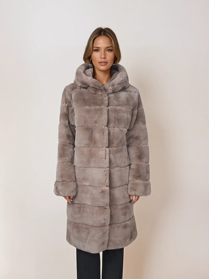 Petrovski, 100 cm. - Hood - Rex - Women - Cafe Latte