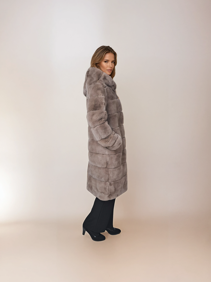 Petrovski, 100 cm. - Hood - Rex - Women - Cafe Latte