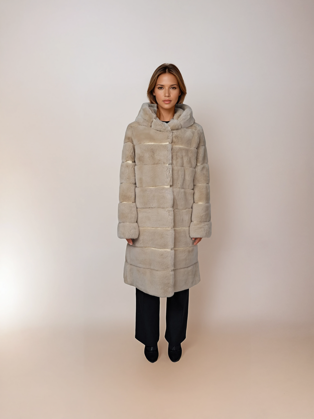 Petrovski, 100 cm. - Hood - Rex - Women - Cream