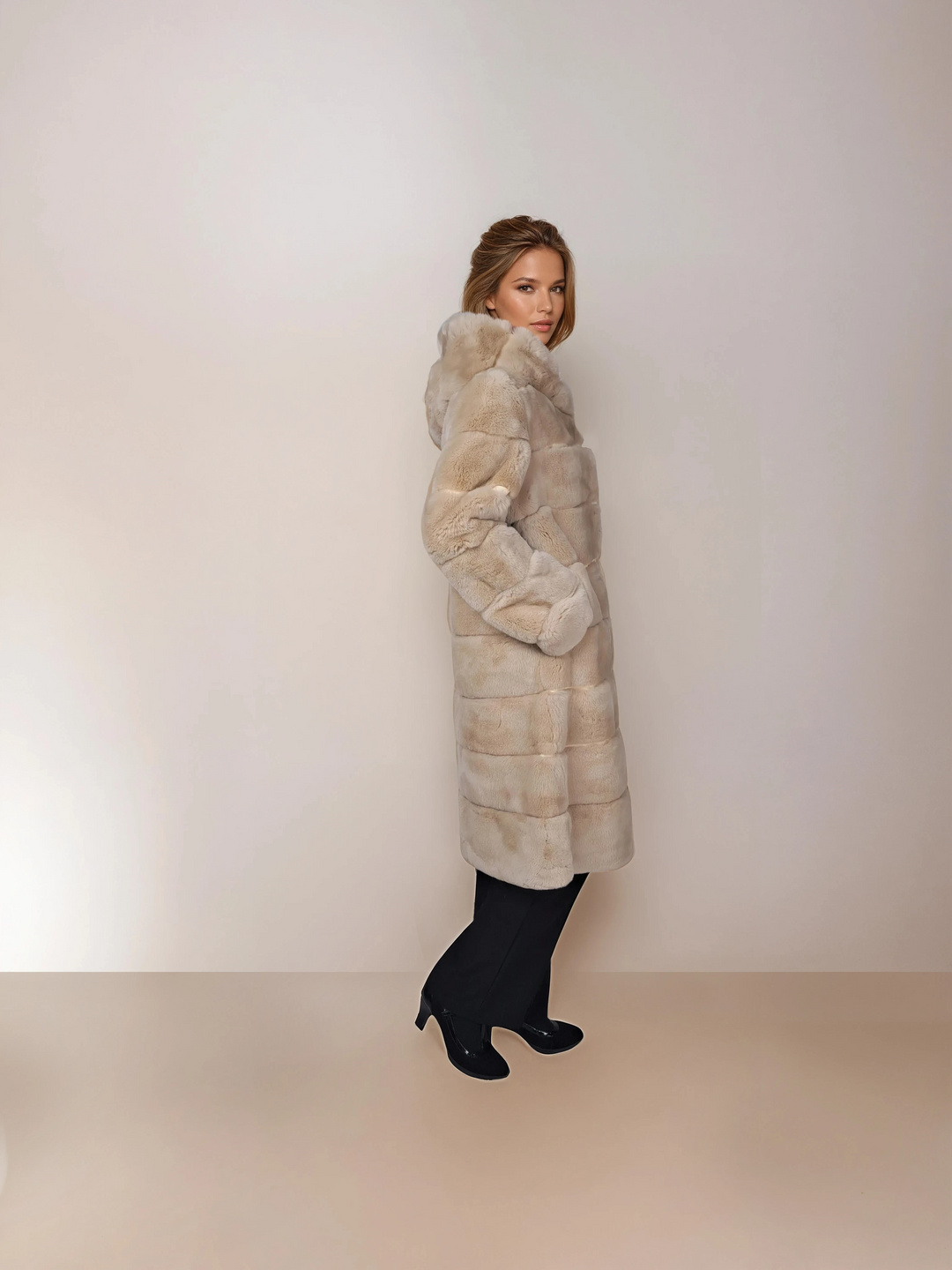 Petrovski, 100 cm. - Hood - Rex - Women - Cream