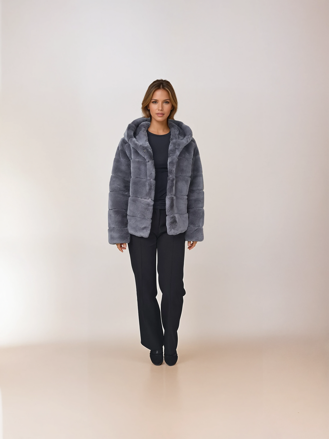 Petrovski, 60 cm. - Hood - Rex - Women - Light Grey