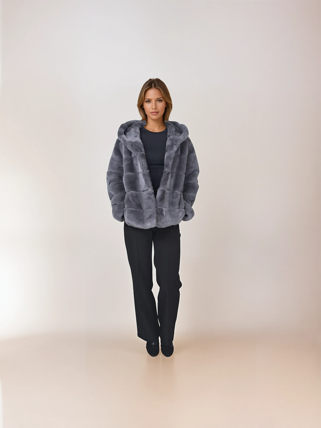 Petrovski, 60 cm. - Hood - Rex - Women - Light Grey