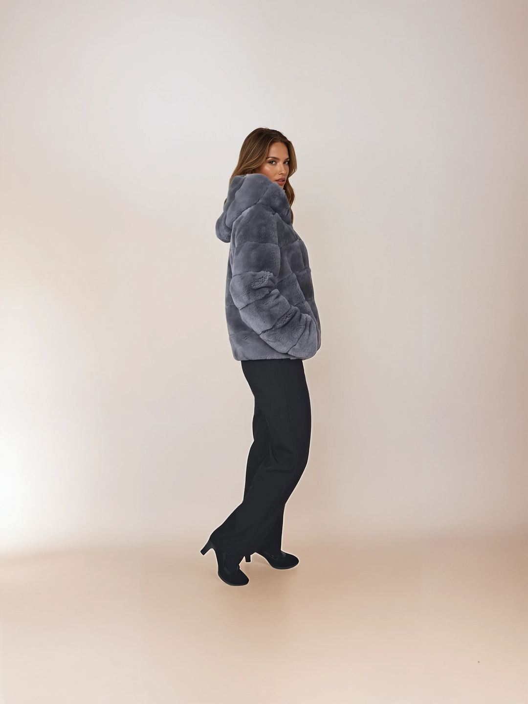 Petrovski, 60 cm. - Hood - Rex - Women - Light Grey