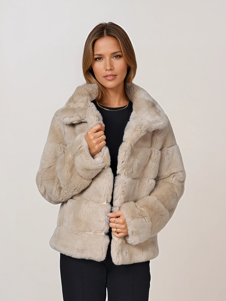 Petrovski, 60 cm. - Kragen - Rex - Damen - Creme