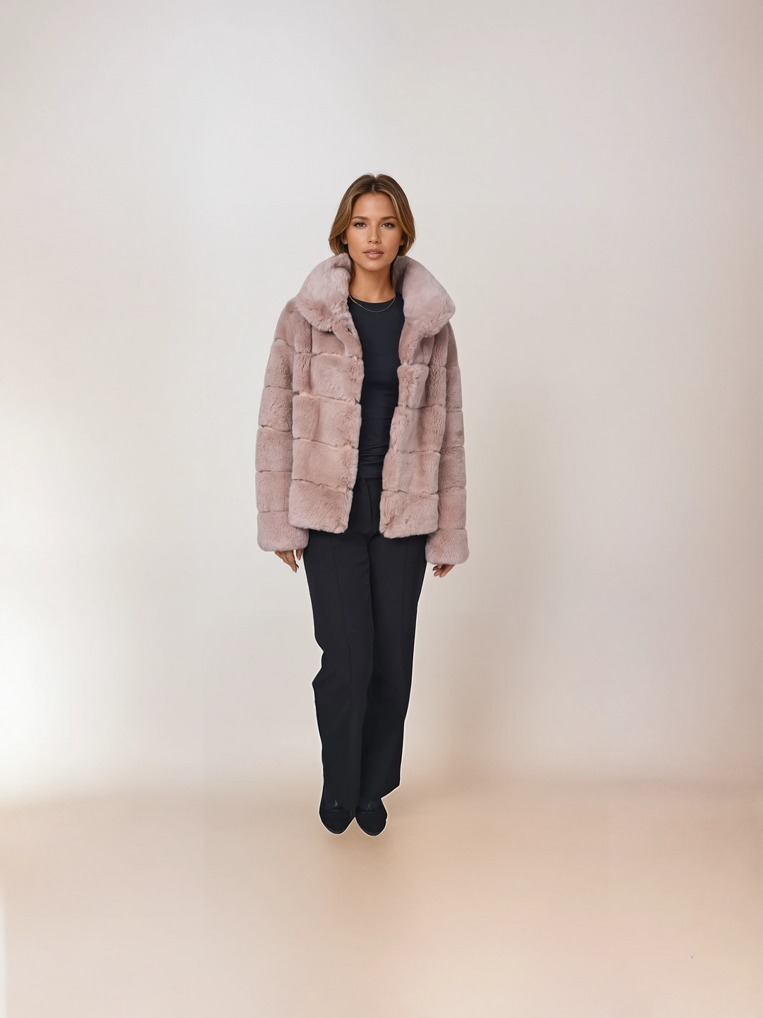 Petrovski, 60 cm. - Halsband - Rex - Damen - Dust Rose