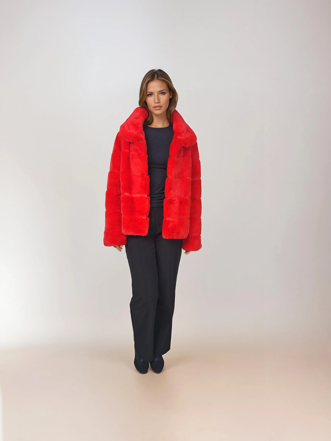 Petrovski, 60 cm. - Halsband - Rex - Damen - Rot