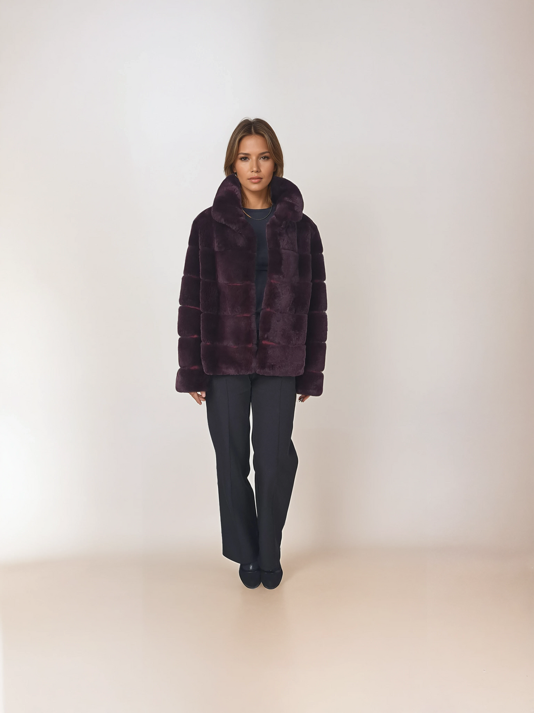 Petrovski, 60 cm. - Kragen - Rex - Damen - Wein