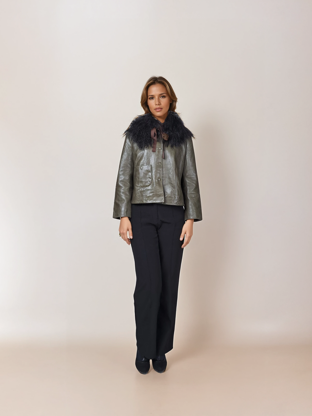 Nackenwärmer - Kalgan Lamm - Zubehör - Schwarz