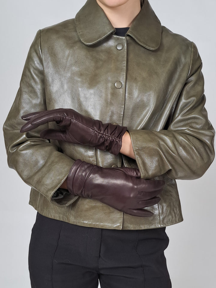 2261 Handschuh – Lammleder – Zubehör – Braun