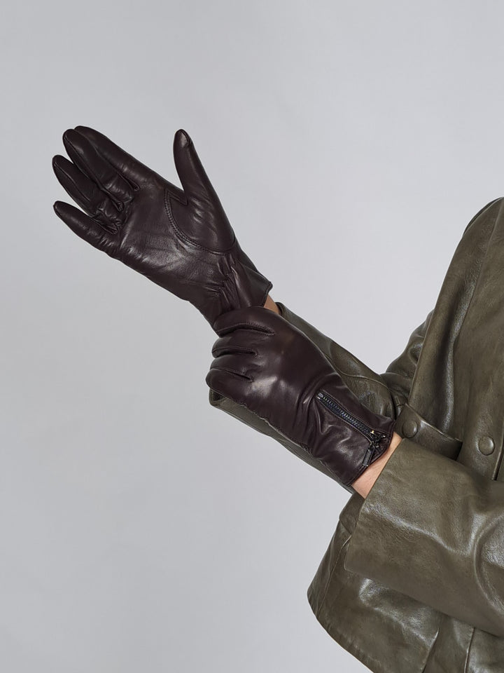 2687-2 Handschuh - Lammleder -Zubehör - Braun