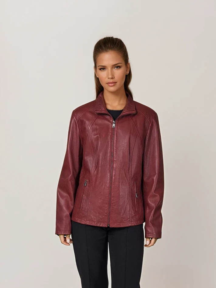 P 14-02 - Komfort - Lammleder Malli - Damen - Rot