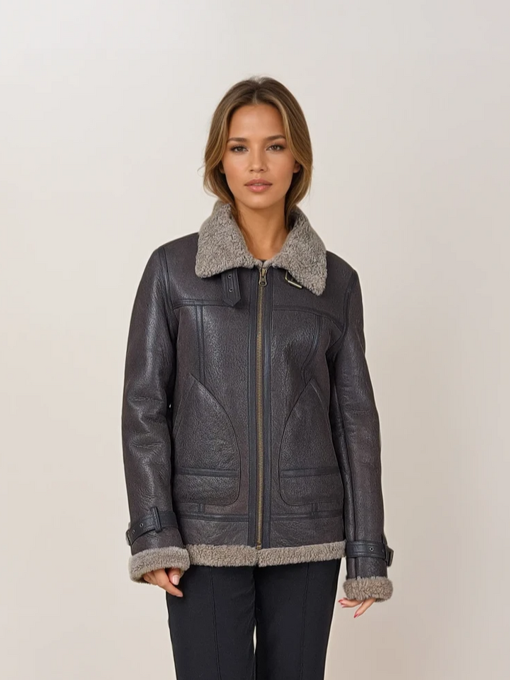 Gitta, 65 cm.  - kult lam - kvinner - mørk eik