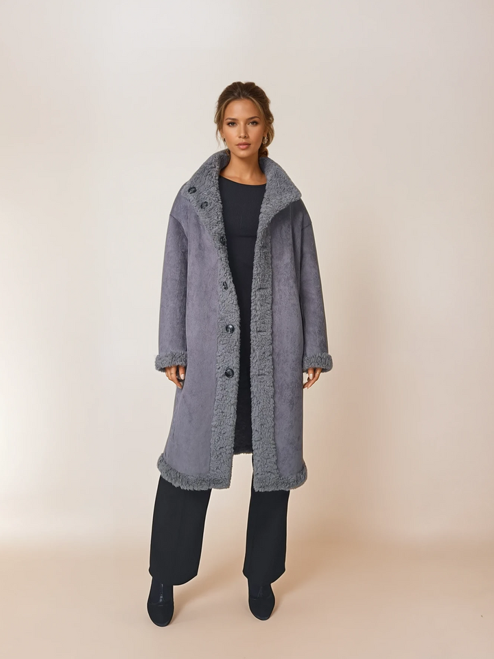 Janita, 100 cm. - Jun Airwool - Damen - Grau