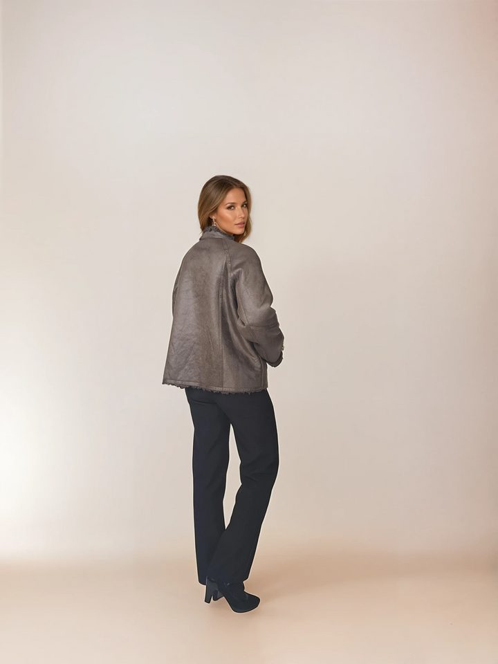 Jouve, 60 cm. - Kragen - Air Wool - Damen - Dust Army