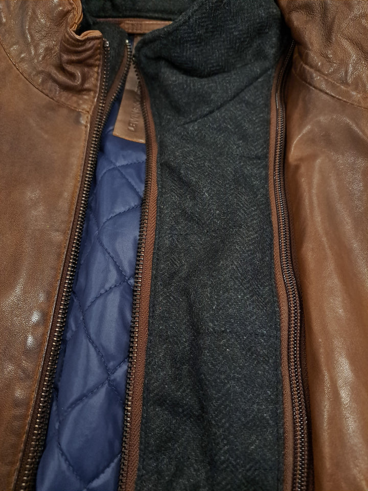 John, 70 cm. Lamb Malli Leather - Man Copper Brown