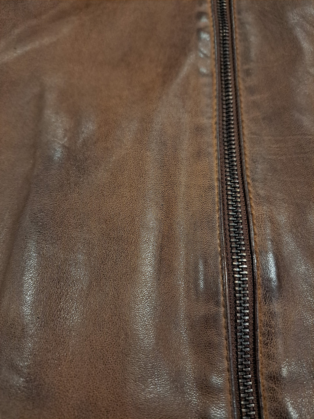 John, 70 cm. Lamb Malli Leather - Man Copper Brown