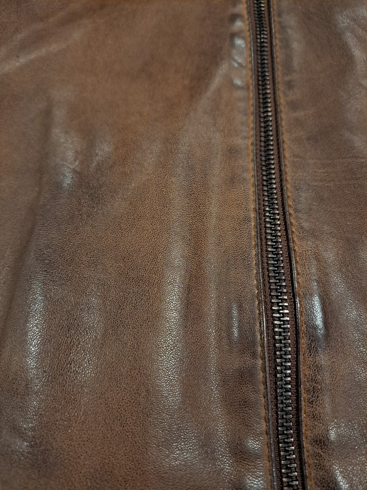 John, 70 cm. Lamb Malli Leather - Man Copper Brown