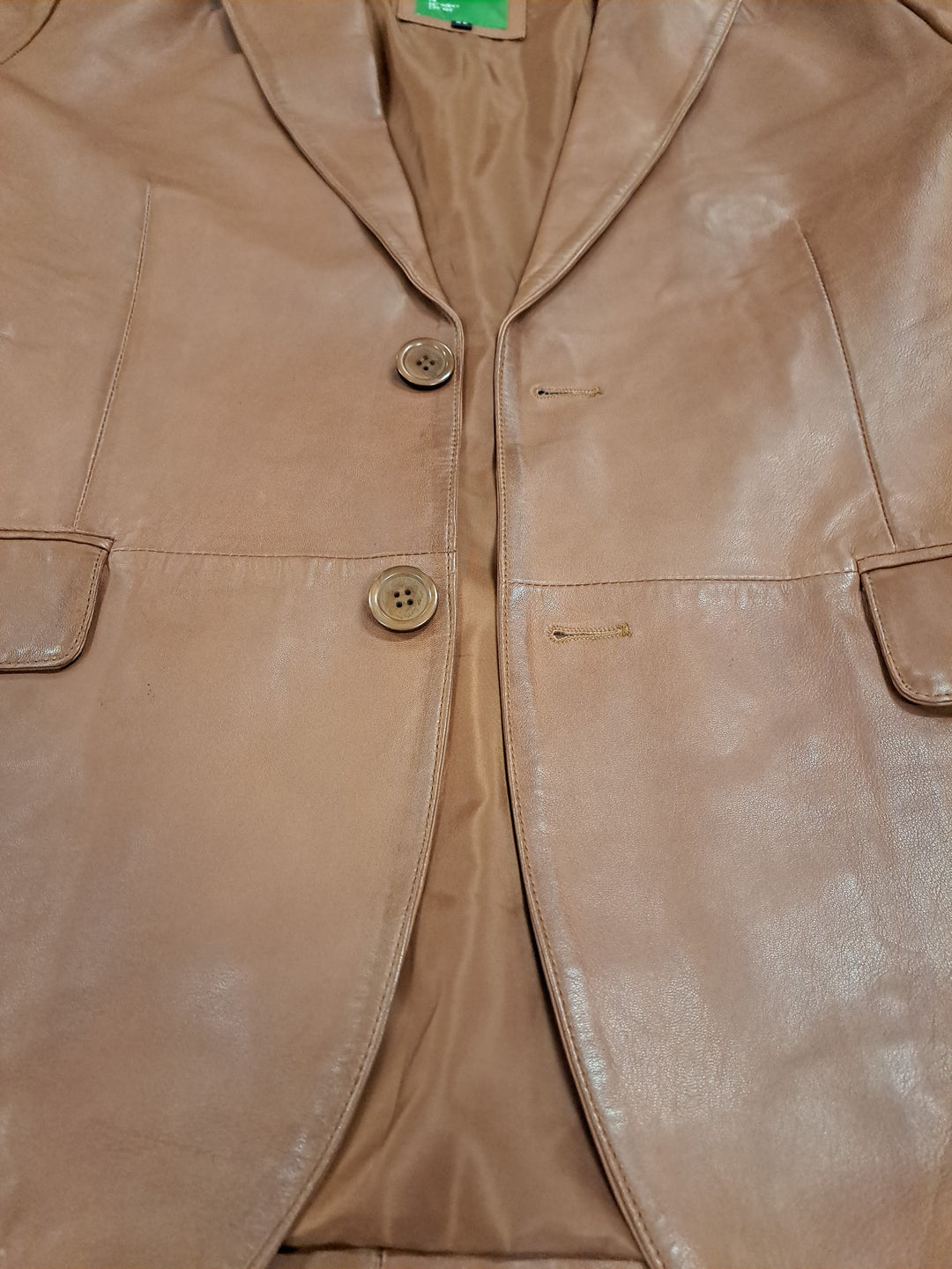 Rafel Blazer - Lamb Malli Leather - Man - Dark Tan