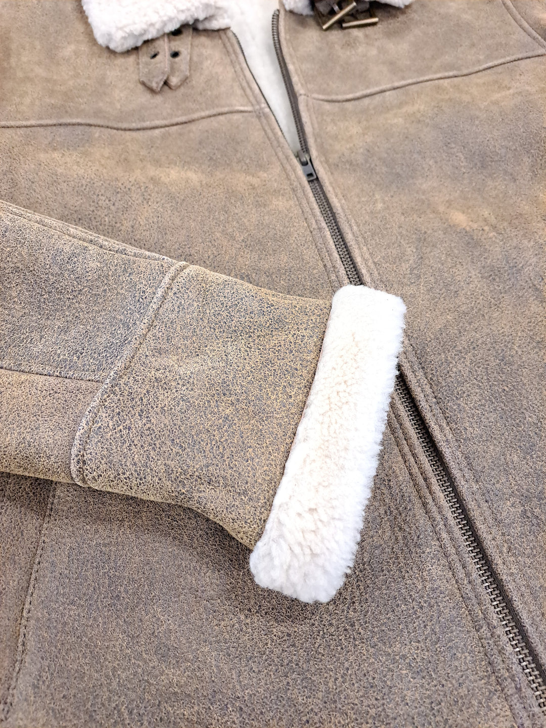 PM003 - Nappa Lamb Crack - Man - Beige