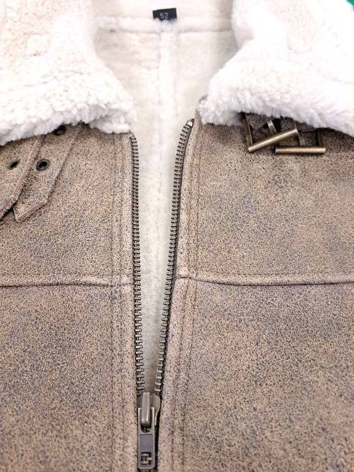 PM003 - Nappa Lamb Crack - Man - Beige