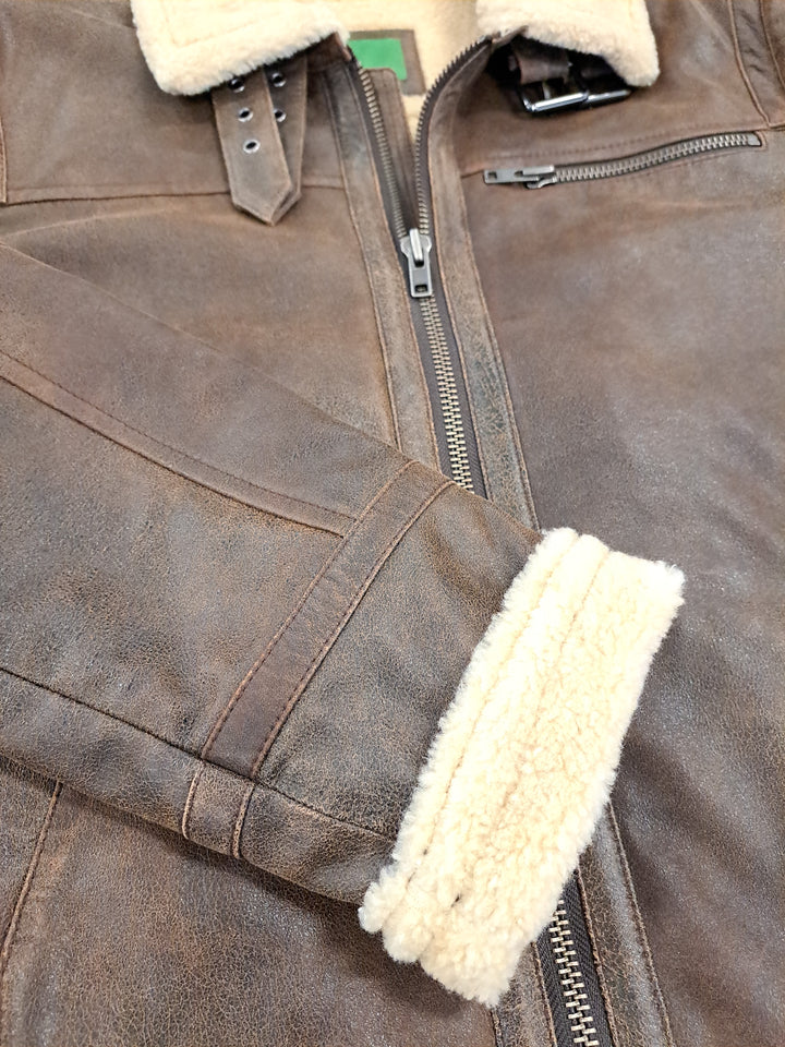 Biggles - Lamb Tornado Läder - Man - Mellanbrun