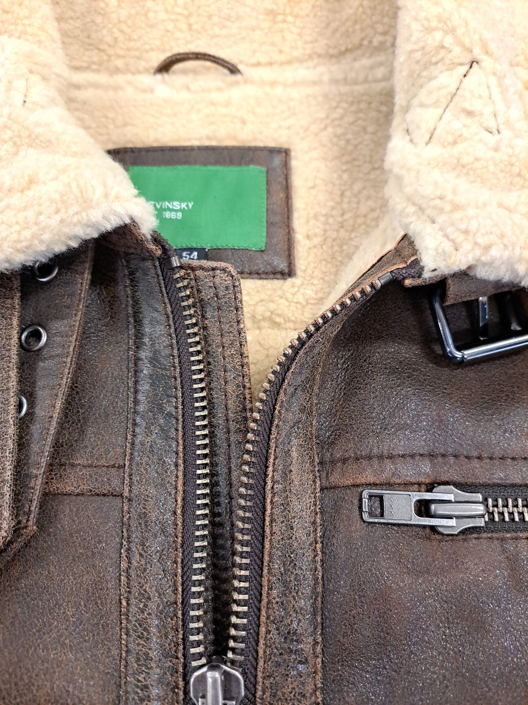 Biggles - Lamb Tornado Läder - Man - Mellanbrun