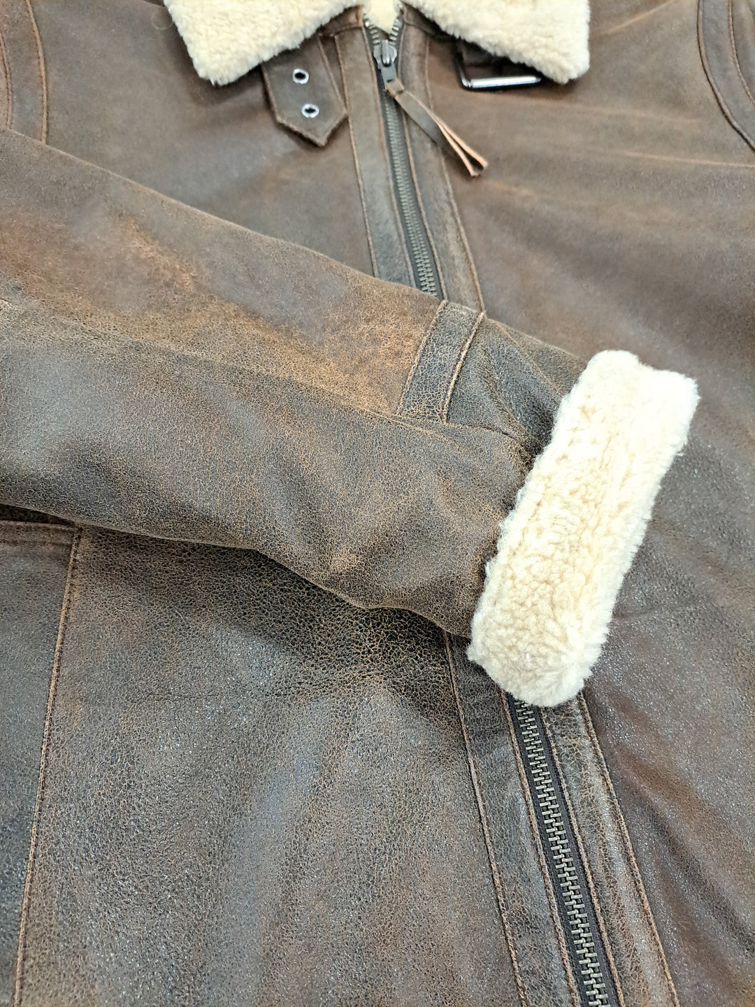 Giggles – Komfort – Lamm-Tornado-Leder – Damen – Mittelbraun