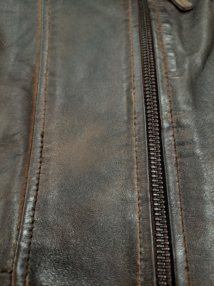 Camilla, 65 cm. - Lamb Leather - Women - Royal Brown